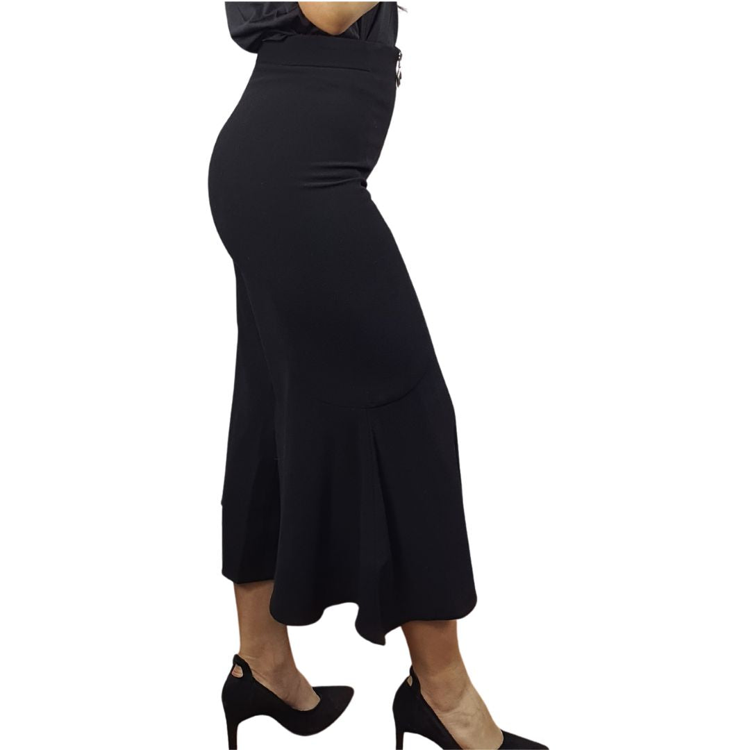 Pantalon Vero Moda Negro Style ULSTER CORONATION 7/8 WIDE PANTS(NR)