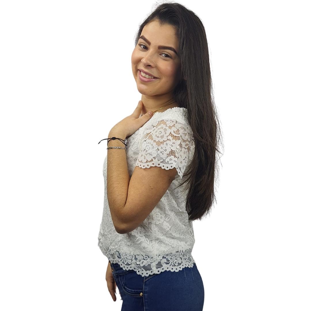 Blusa Vero Moda Blanco Style SASHIMI S/S TOP(NN)