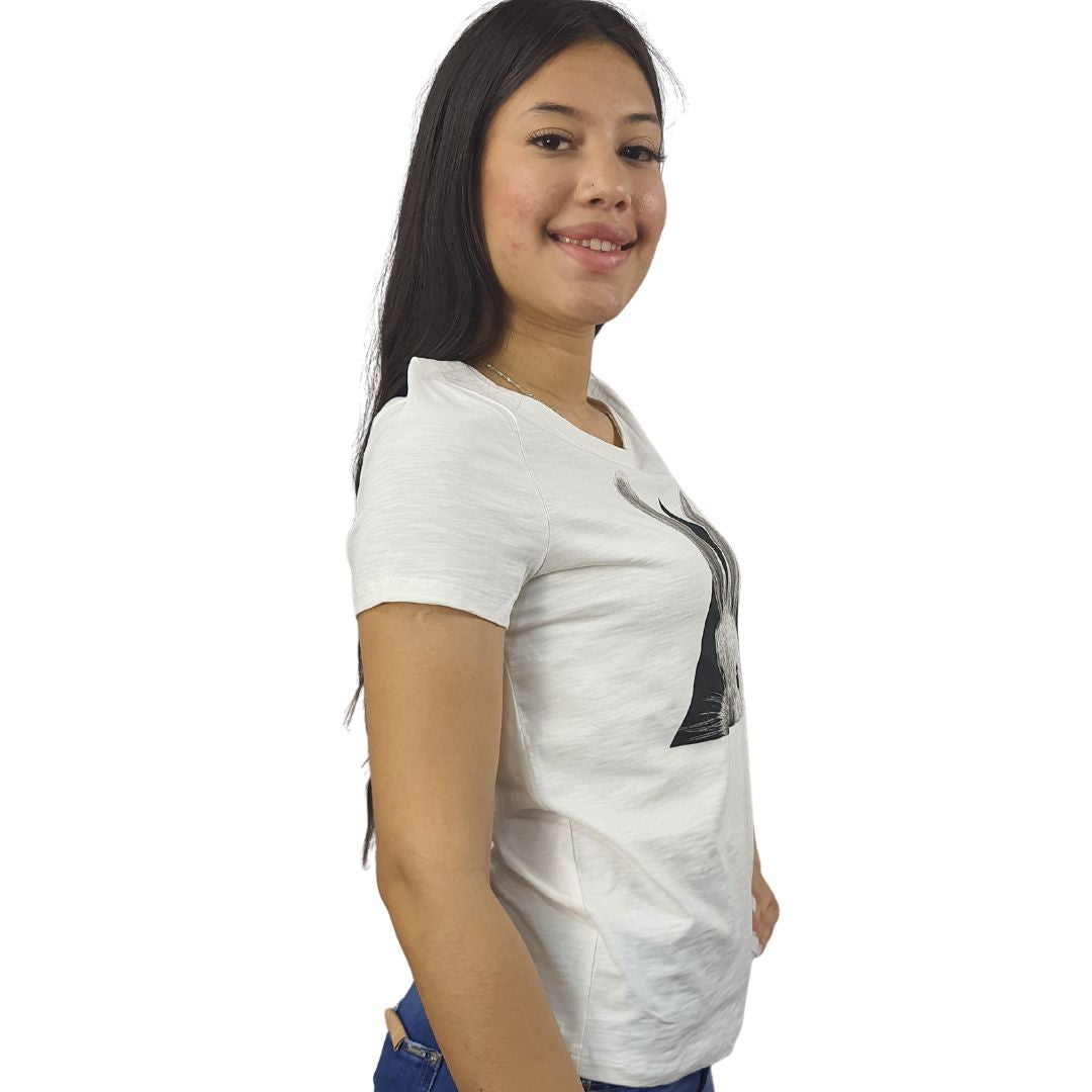 Polera Vero Moda Blanco Style ROSIE S/S TOP(TP)