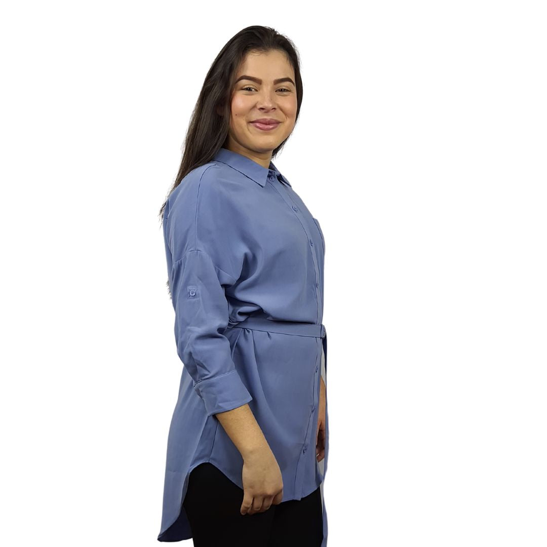 Blusa Vero Moda Azul Style ROWAN 3/4 SHIRT(BN-EC-3)