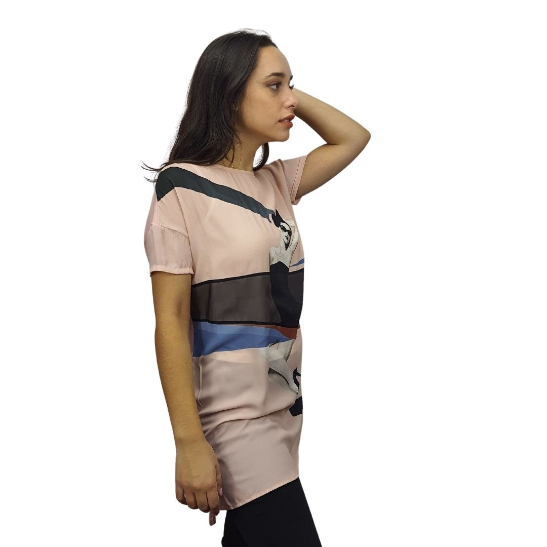 Blusa Vero Moda Rosa Style DIONE S/S TOP(NE-CT-2)