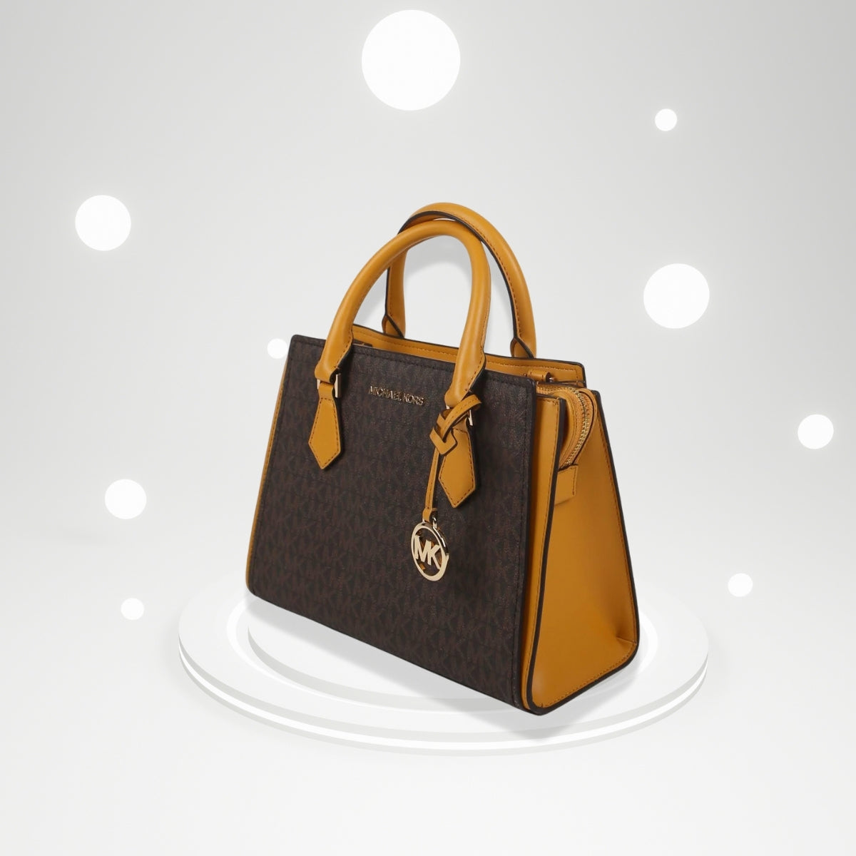 Cartera Michael Kors HOPE Messenger Marigold Md Color MARIGOLD