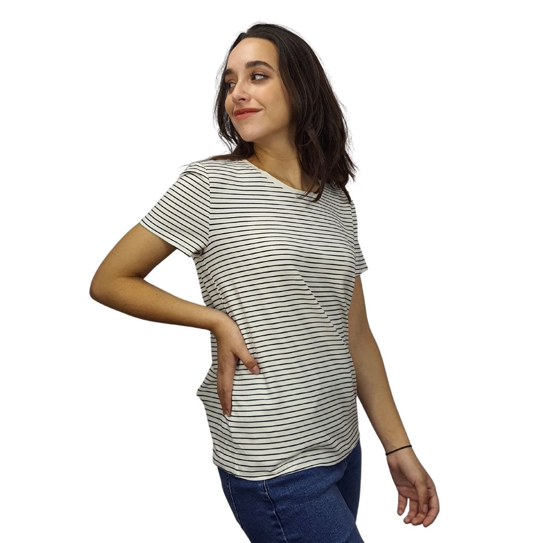 Blusa Vero Moda Blanco Style TRILLY S/S TOP(TP)-OR
