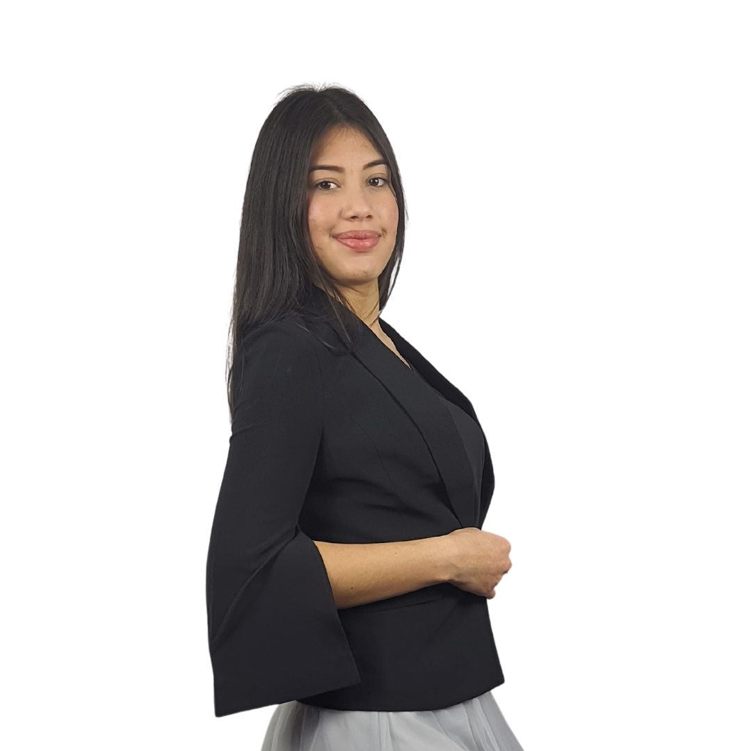 Blazer Vero Moda Negro Style SYLVIA 3/4 BLAZER(NL)