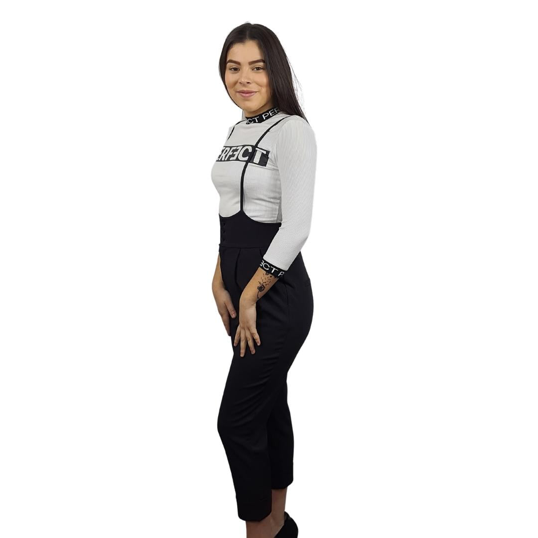 Pantalon Vero Moda Negro Style JUDI 7/8 CARROT PANTS(TP-ET-2)
