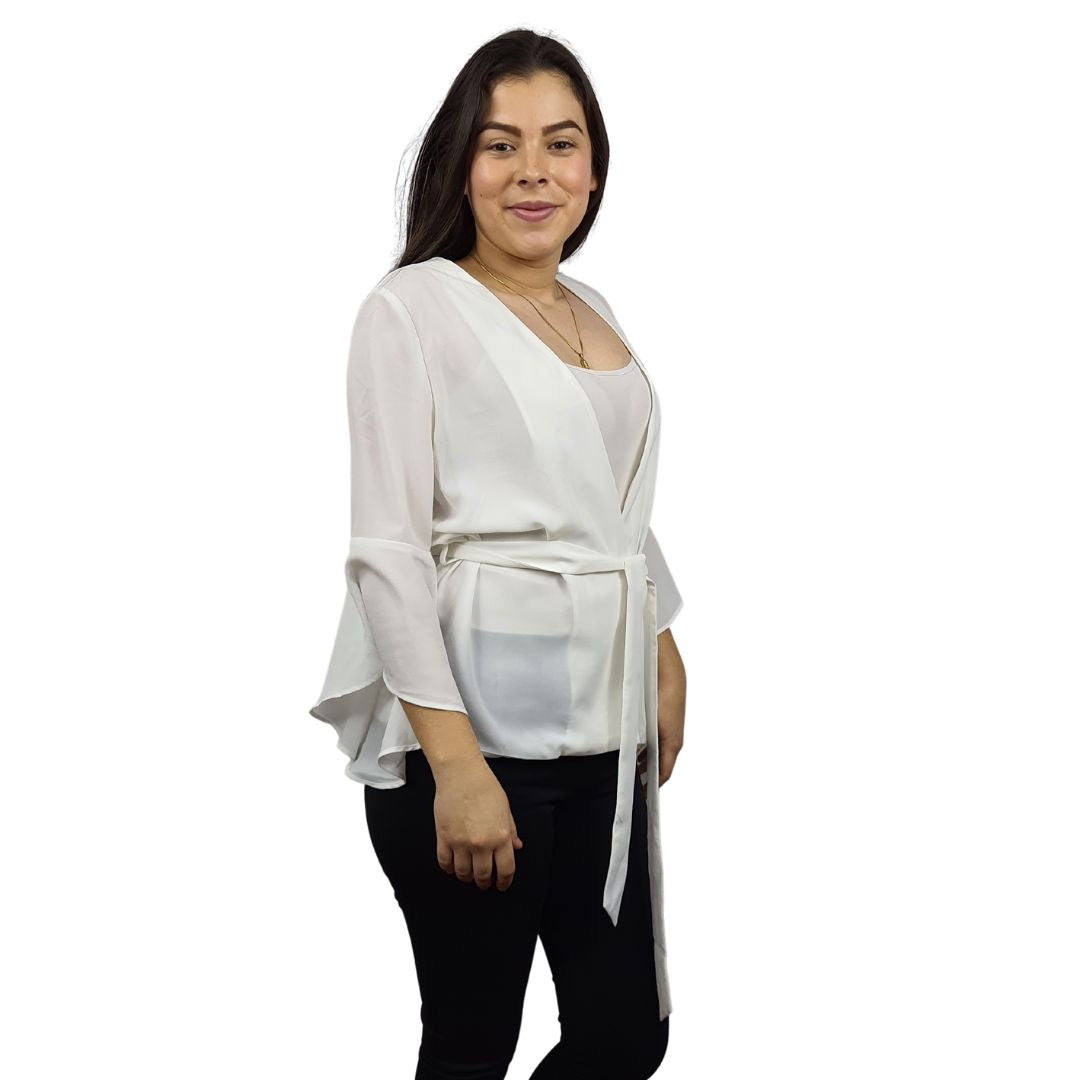 Blazer Vero Moda Blanco Style HURRY 7/8 BLAZER(VMC-NC)