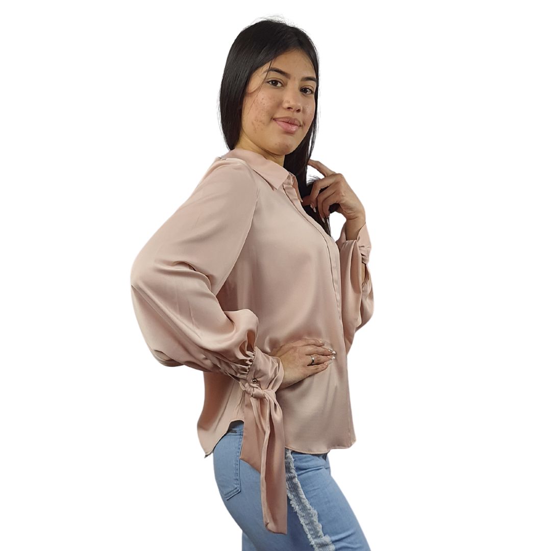 Blusa Vero Moda Rosa Vieja Style JACQUES L/S SHIRT(VMC-DR)