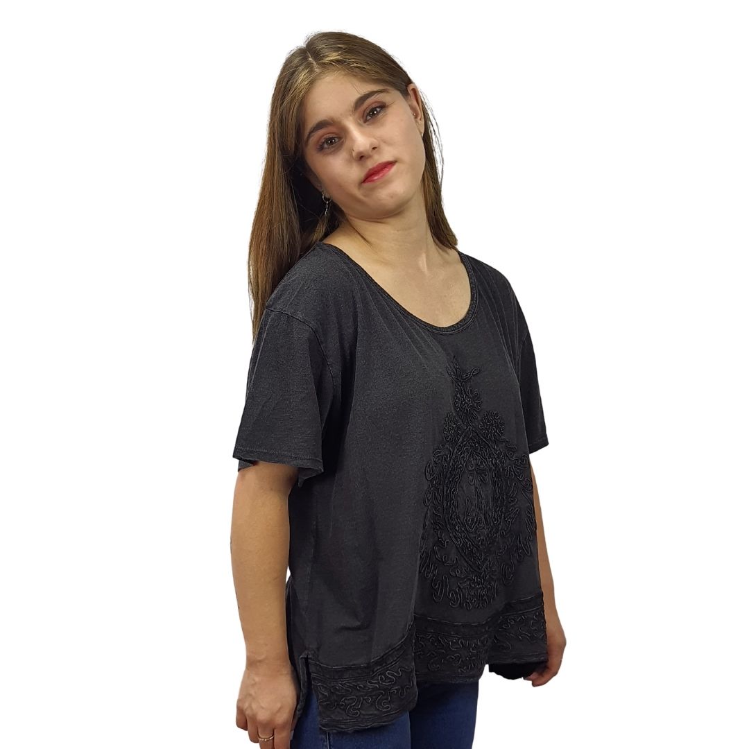 Polera Rapsodia Kokoro Gris