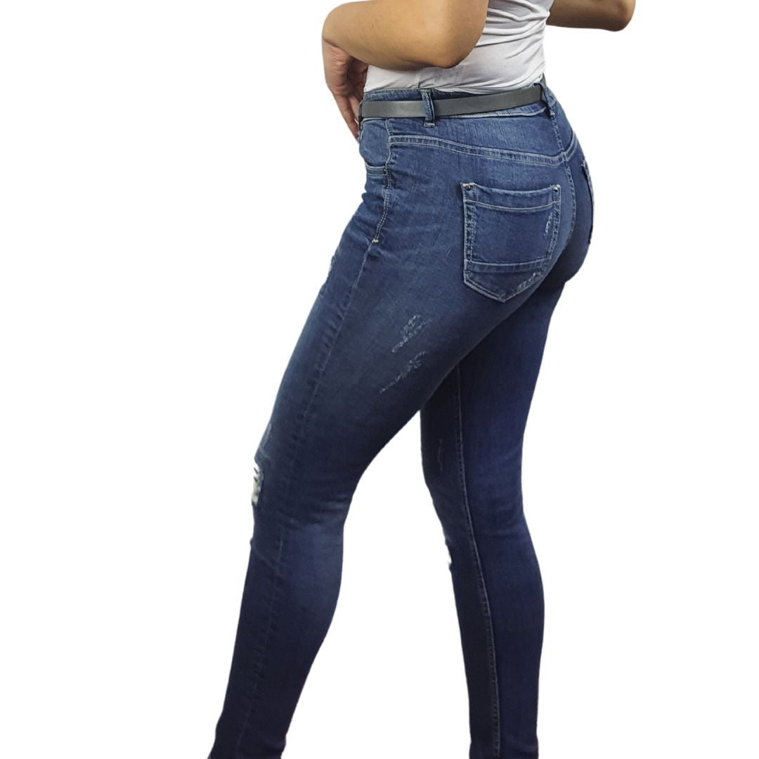 Jeans Vero Moda Azul Style ADMIT X-SLIM JEANS(MW-ET-2)
