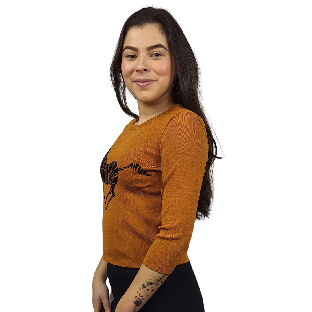 Sweater Vero Moda Mostaza Style STAR 3/4 KNIT(BT)