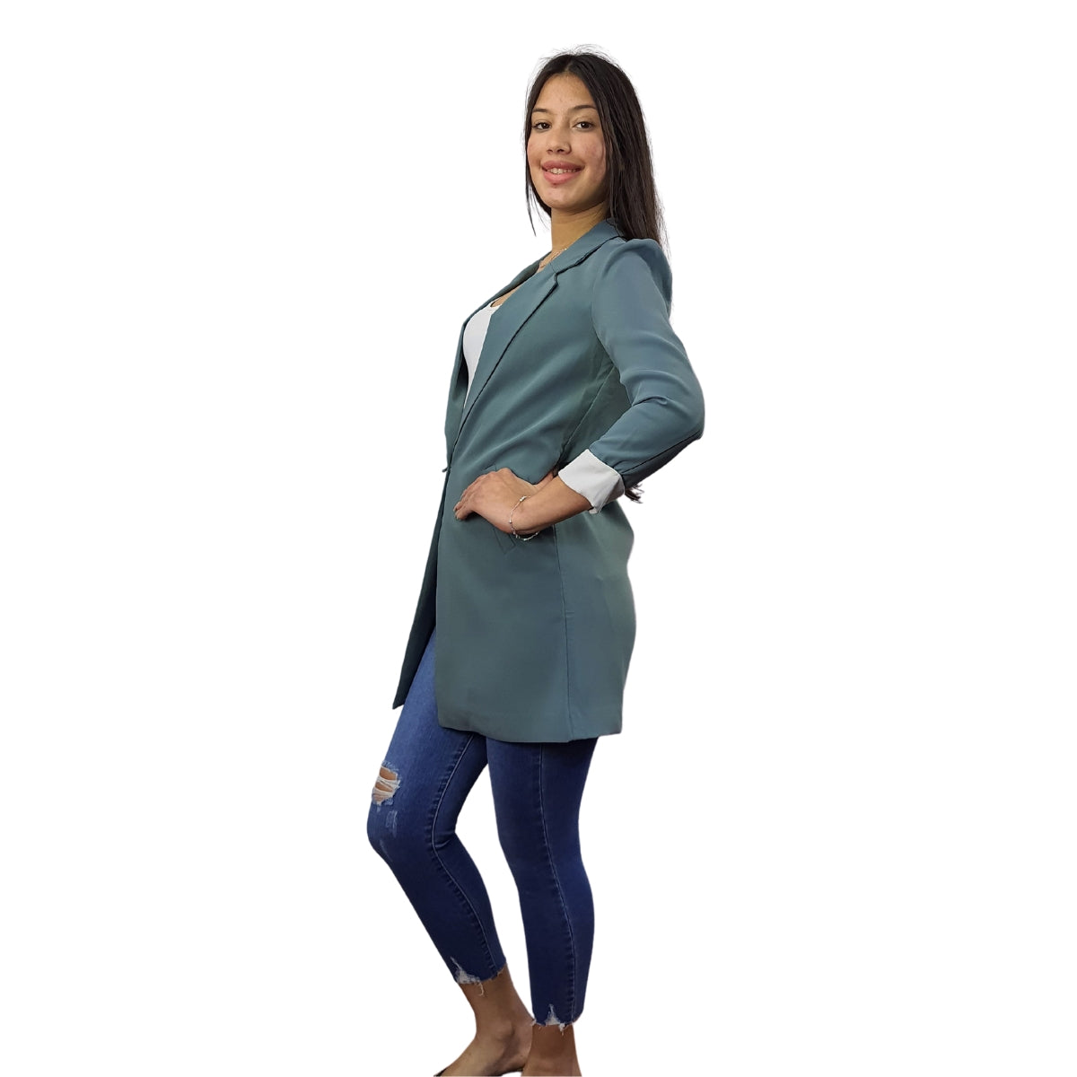 Blazer Vero Moda Verde Style JESSICA 7/8 BLAZER(VMC-SD)