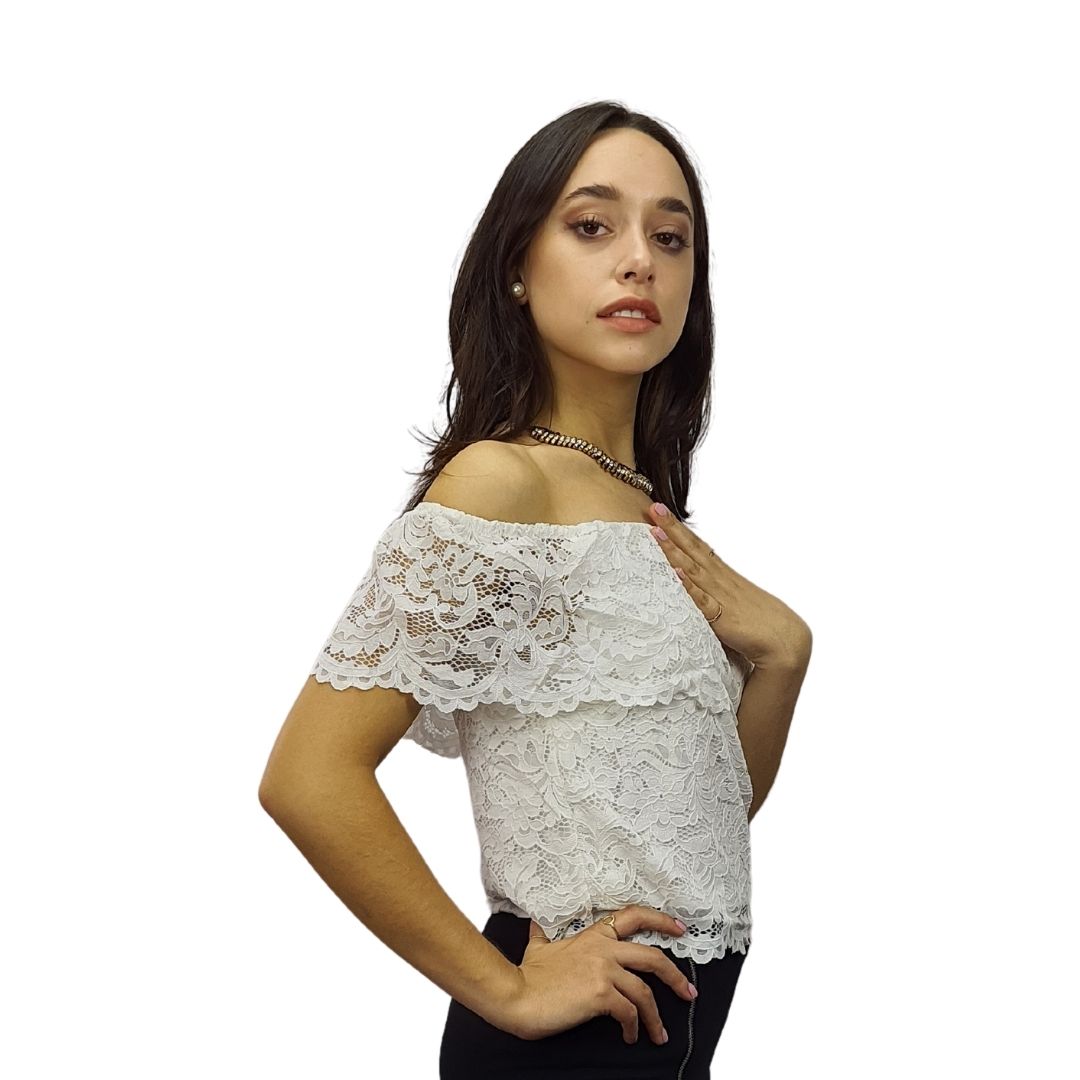 Top Vero Moda Blanco Style VERA S/S TOP(HH)