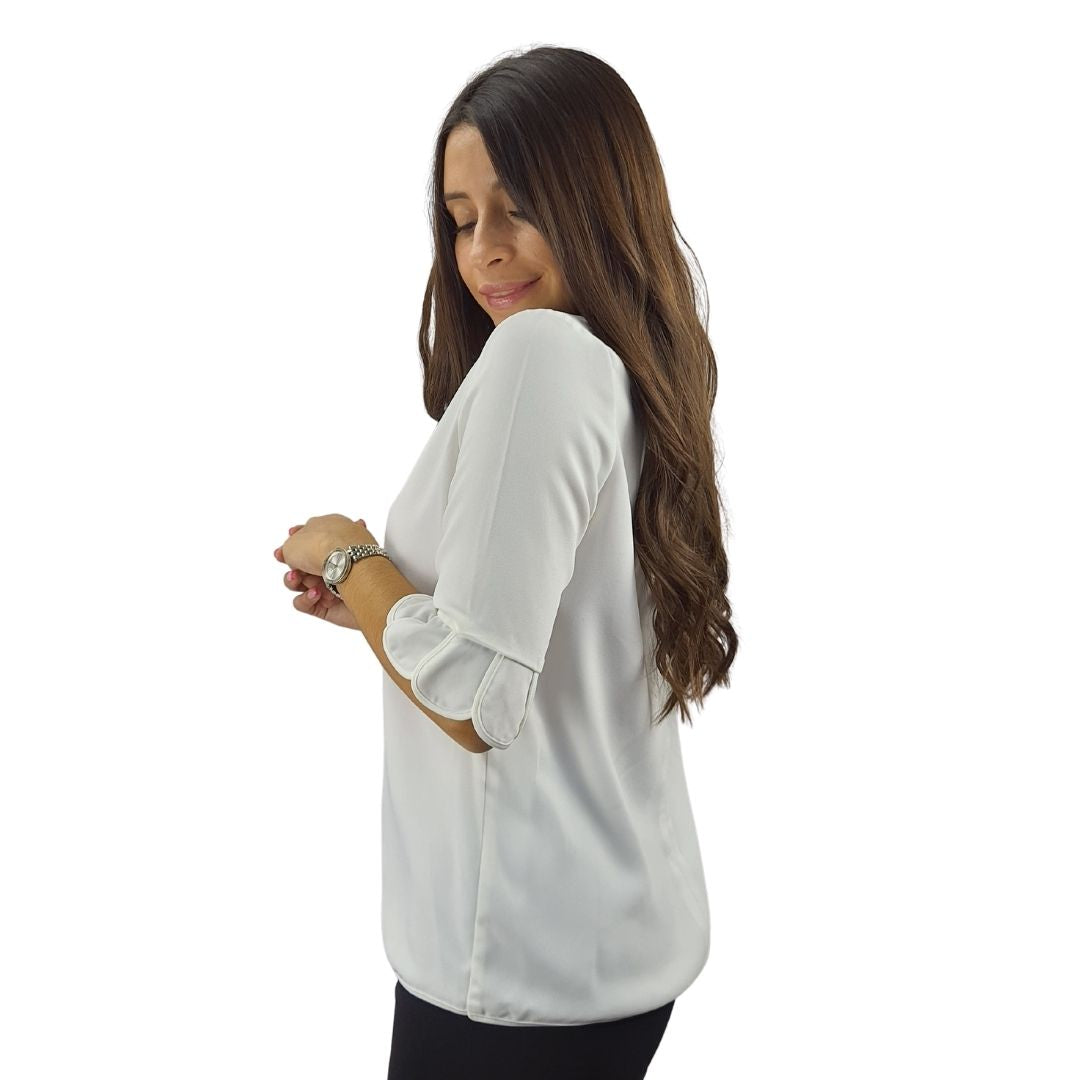 Blusa Vero Moda Blanco Style DADA 1/2 TOP(NN)