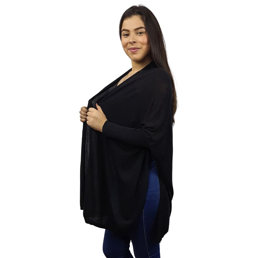 Tapado Vero Moda Negro Style AFRICA L/S OPEN CARDIGAN(SD)