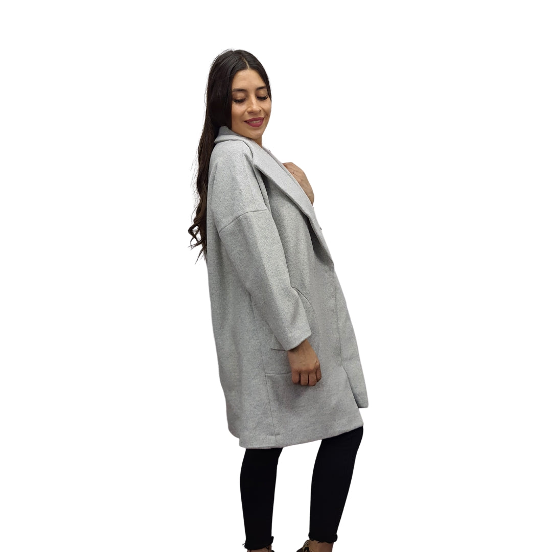 Blazer Vero Moda Gris Style LAND 9/10 WOOL COAT(EL)