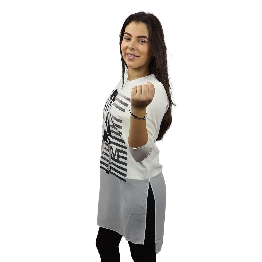 Blusa Vero Moda Blanco Style CLASSIC 3/4 TOP(MM)