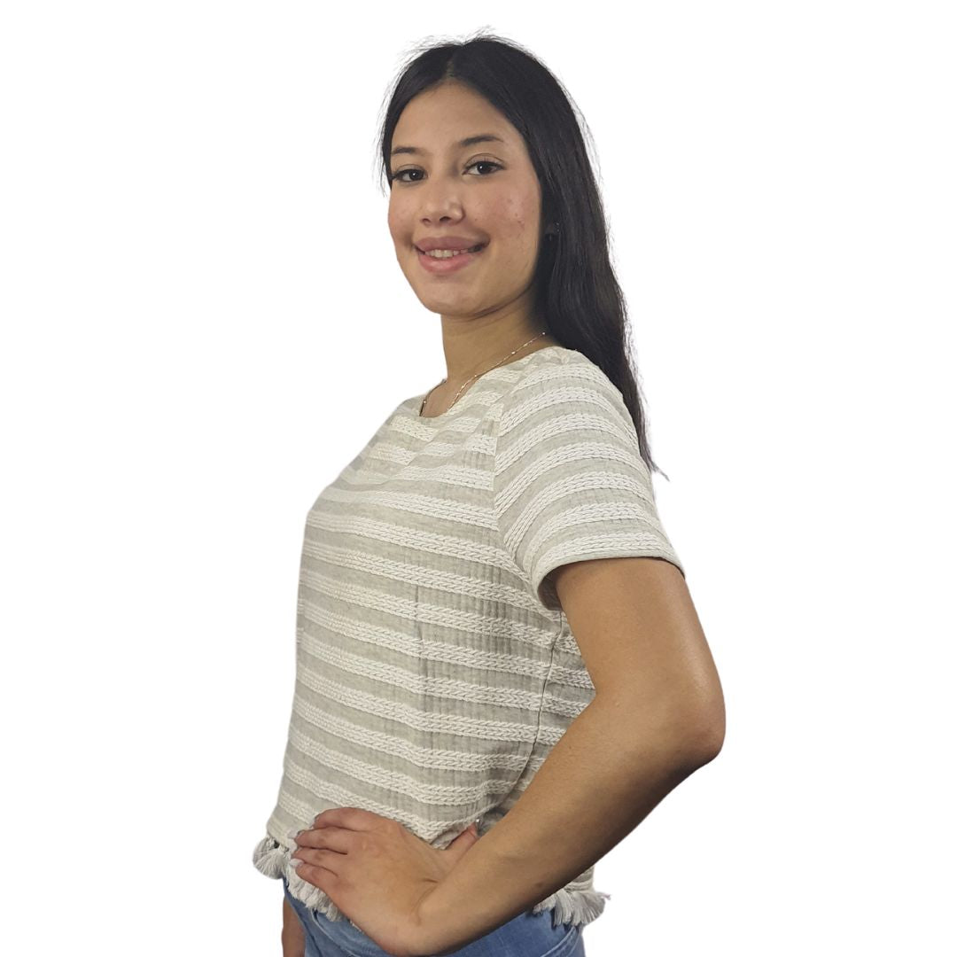 Blusa Vero Moda Blanco Style KAY S/S TOP(EL)