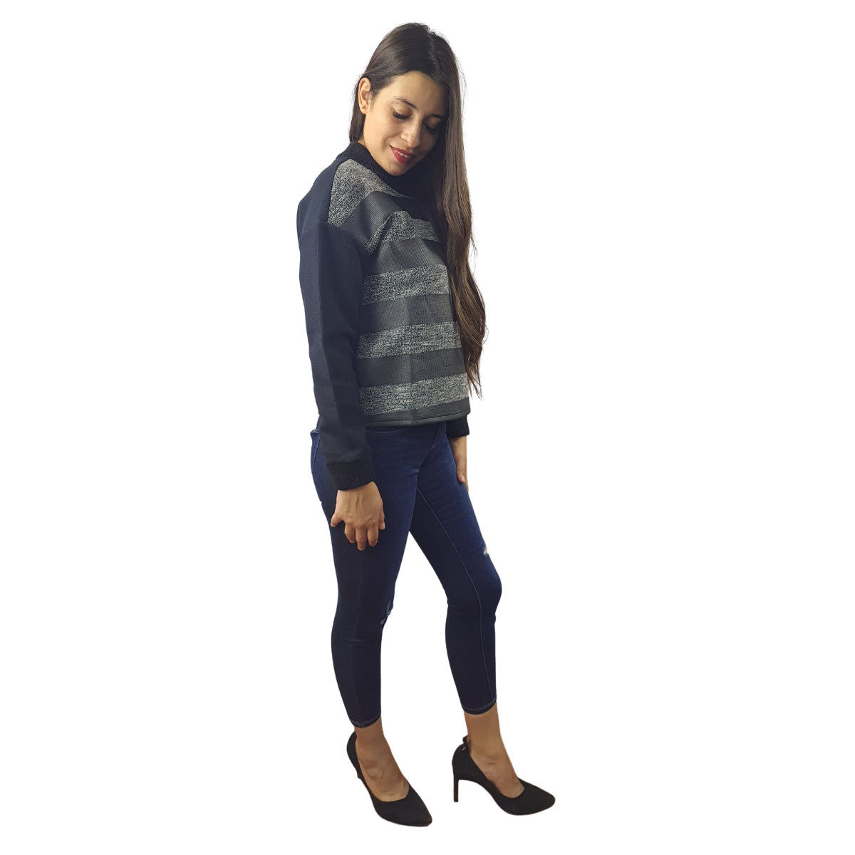 Sweater Vero Moda Gris Style STELLA LEA SWEAT(MW-CT-2)