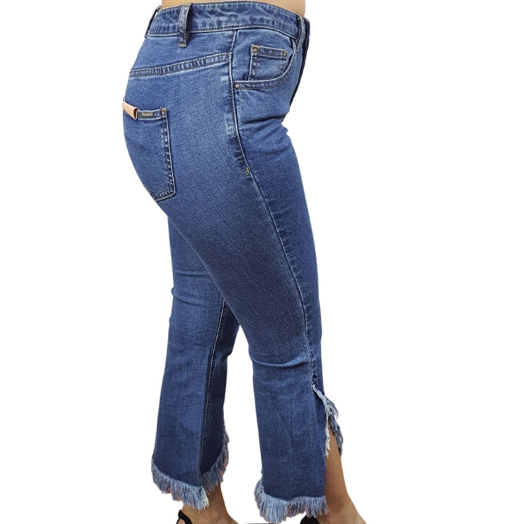 Jeans Vero Moda Azul Style MODEST BAMBOO 9/10 MW SB JEANS(NR)