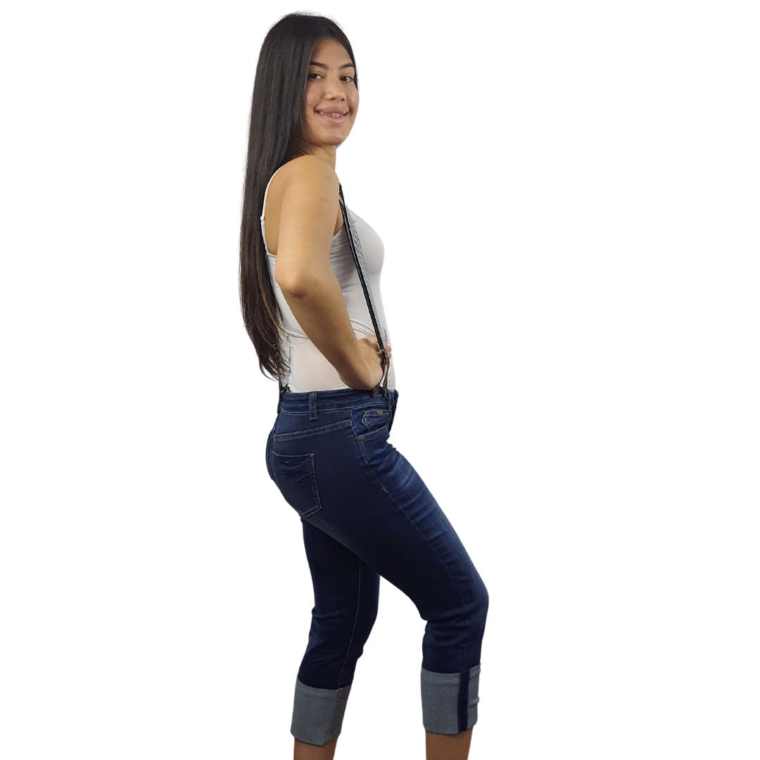 Jeans Vero Moda Azul Oscuro Style YOUTH SLIM STRAIGHT JEANS(MW-CT-2)