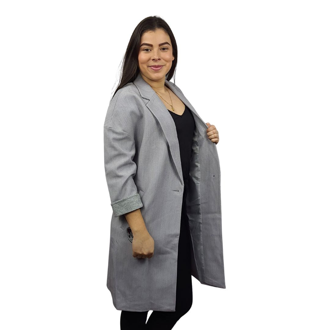 Blazer Vero Moda Gris Style IMOGENE L/S BLAZER(NL)