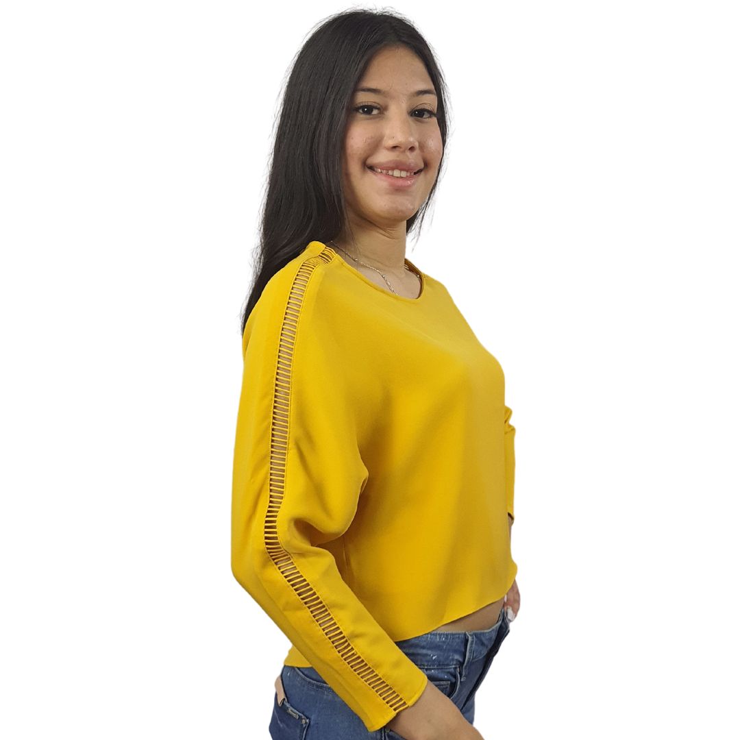 Blusa Vero Moda Amarillo Style JESSIE L/S TOP(VMC-PM-ET-2)