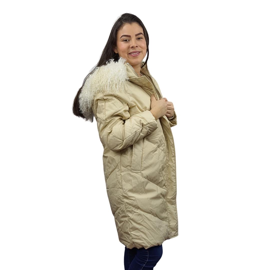 Parka Vero Moda Beige Style CARAMEL L/S DOWN COAT(VMC-AL)