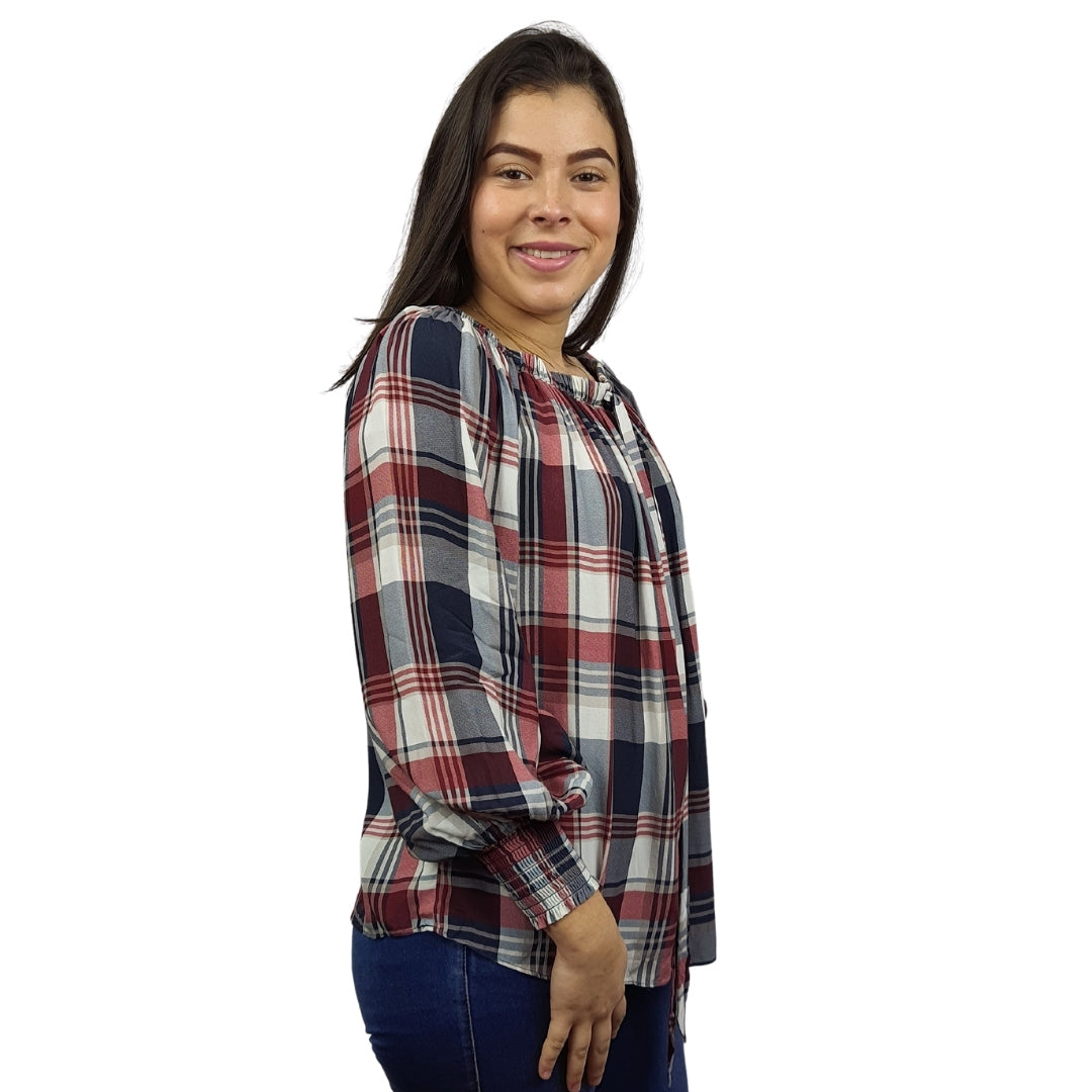 Top Vero Moda Multicolor Style ANGELINA L/S TOP(NR)