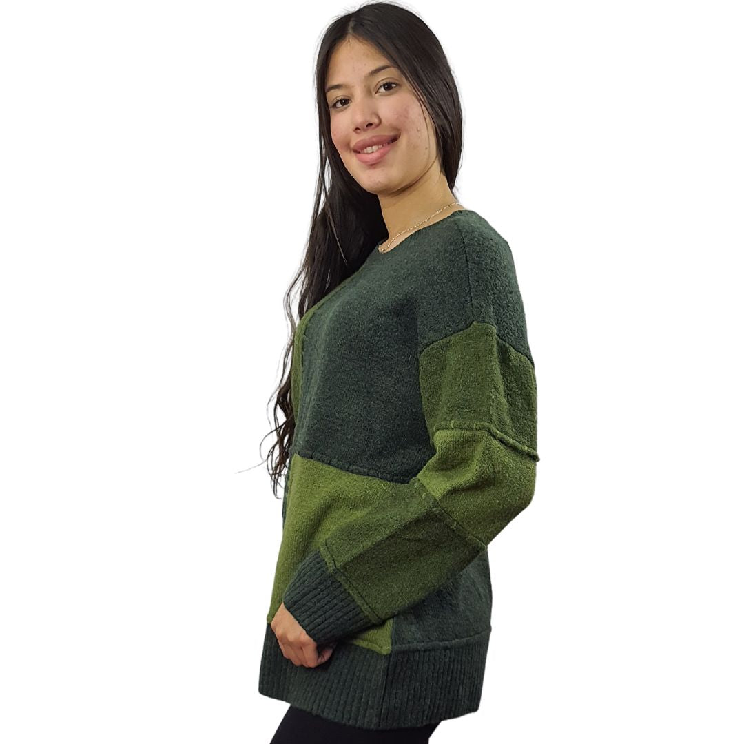 Sweater Vero Moda Verde Style PATE L/S KNIT(PF)