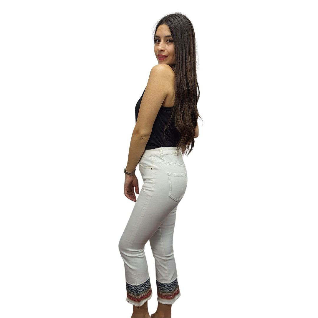 Jeans Vero Moda Blanco Style HERITAGE 7/8 MW SB JEANS(NR)