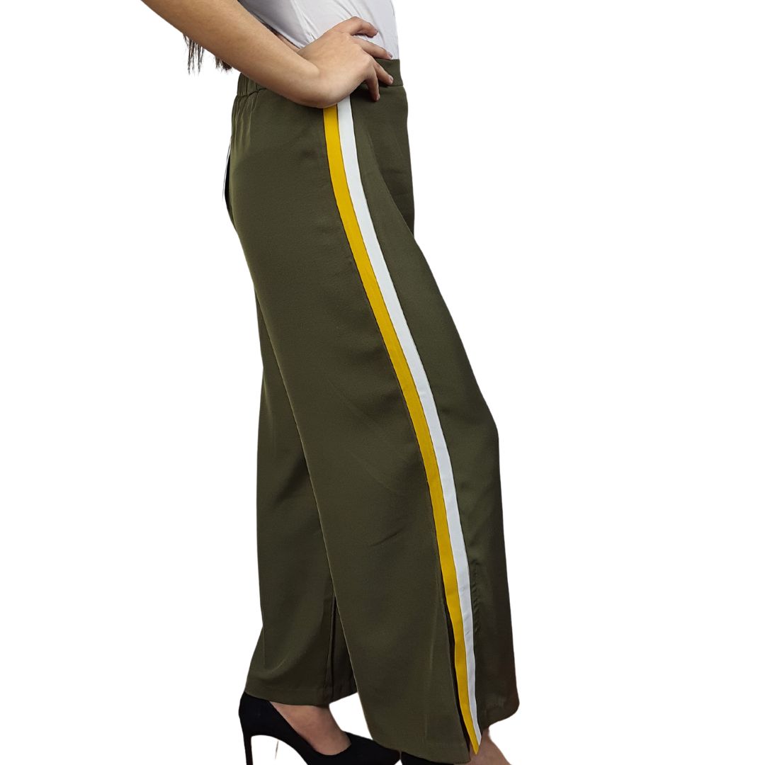 Pantalon Vero Moda Verde Style MABEL 9/10 WIDE PANTS(SL)