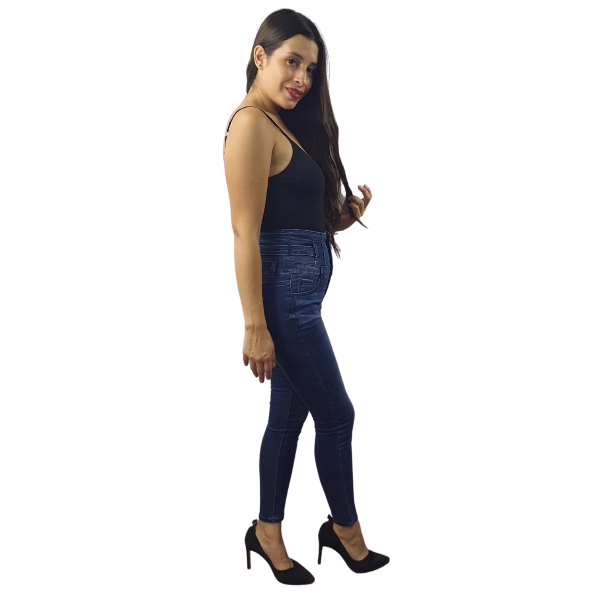Jeans Vero Moda Azul Oscuro Style IVY HW X-SLIM JEANS(NL)