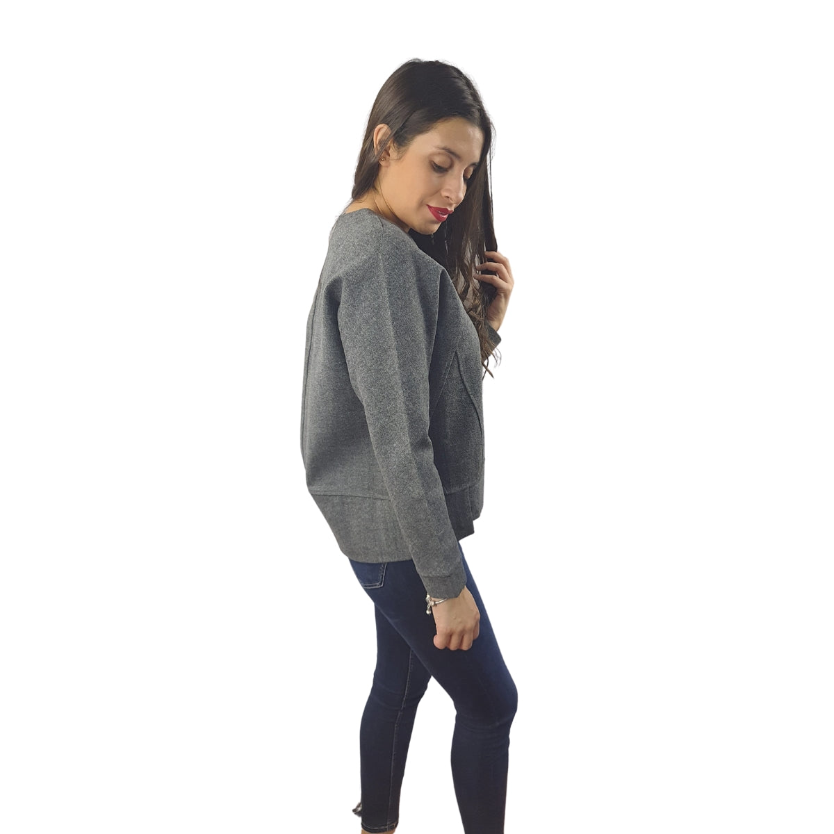 Sweater Vero Moda Gris Style ASTRID SWEAT(UM)