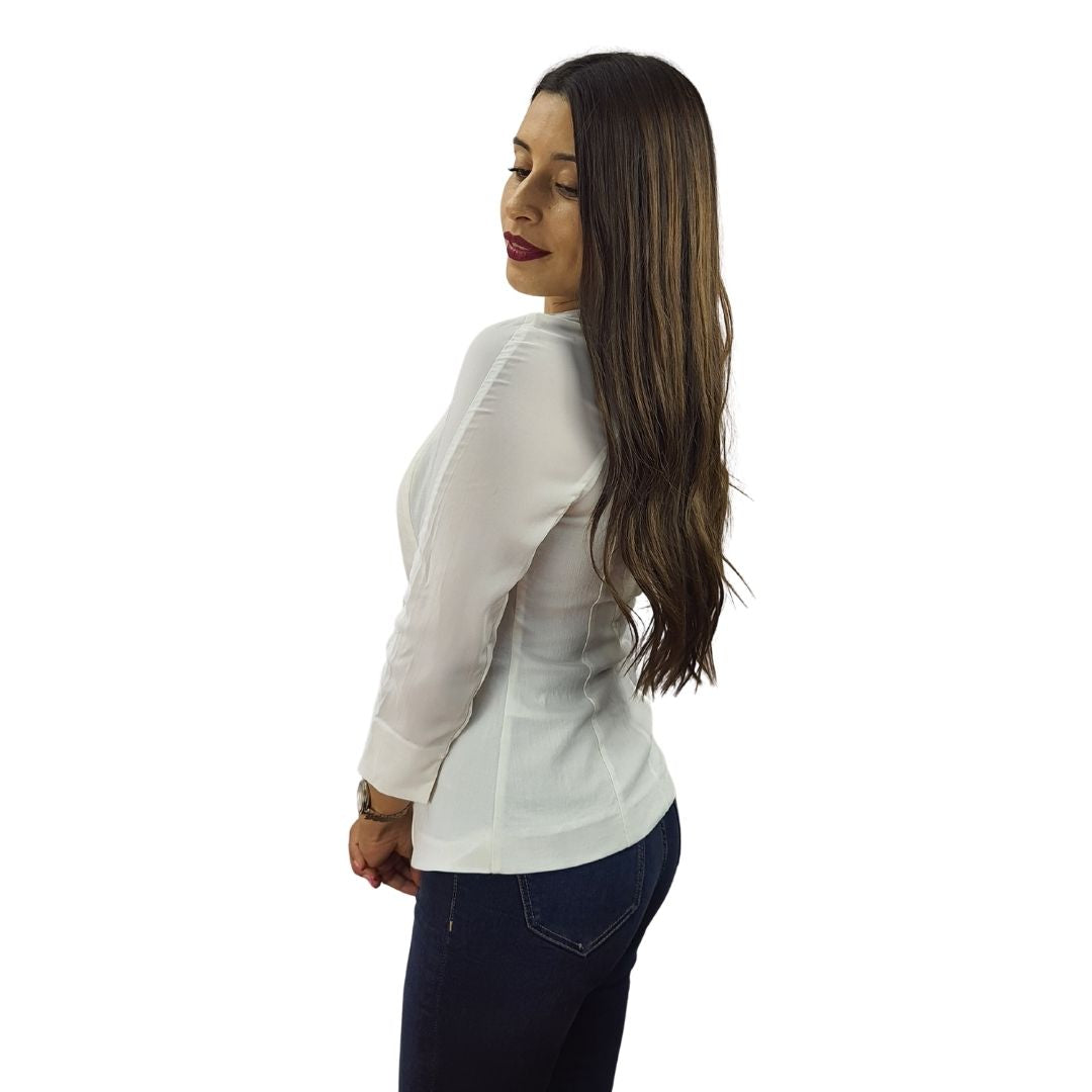 Blazer Vero Moda Blanco Style PROMETHEUS 3/4 BLAZER(VMC-TP-ET-1)
