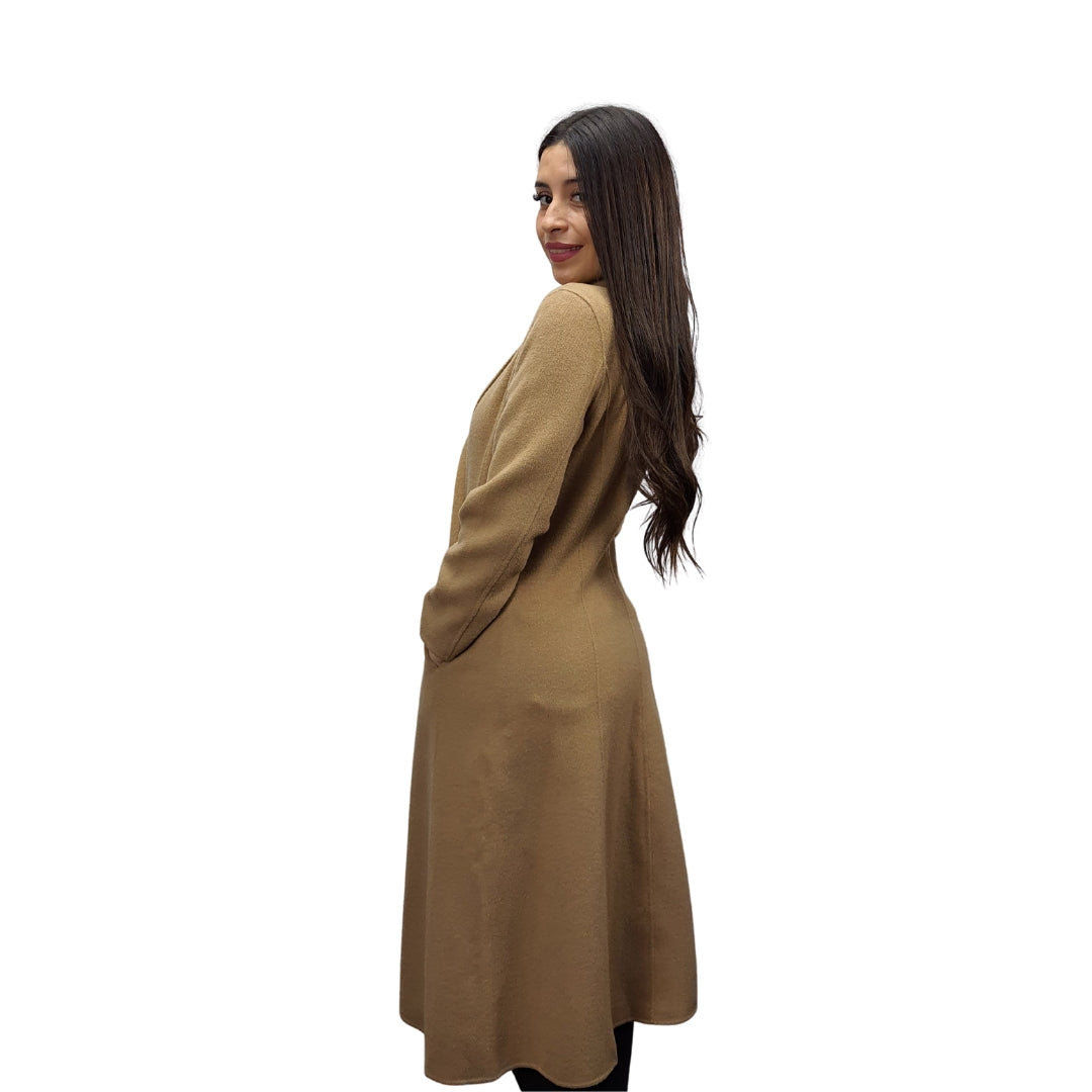 Blazer Vero Moda Beige Style JOSEPH DF L/S WOOL COAT(VMC-DR)