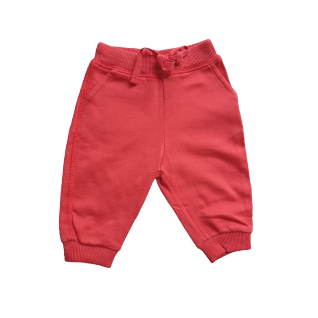 Pantalon Babycottons Eweat Pima Intlck Rojo