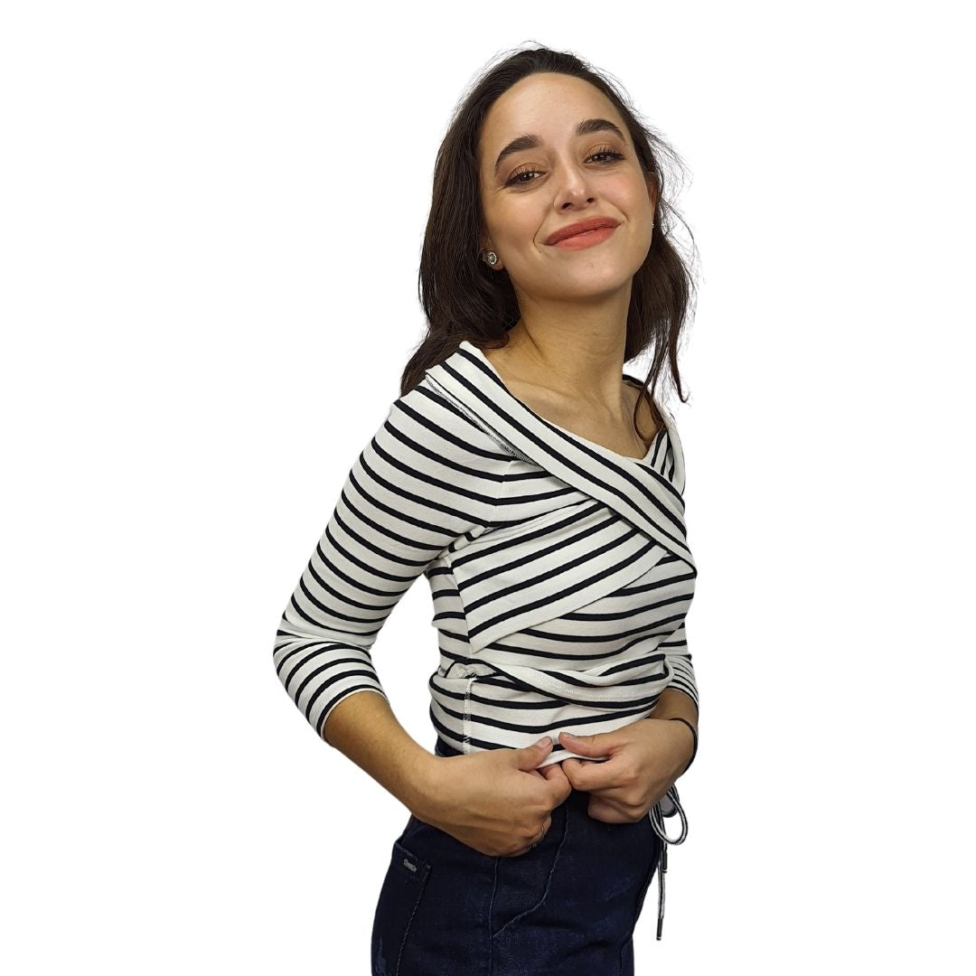 Blusa Vero Moda Blanco Style DONNA 3/4 TOP(MM)