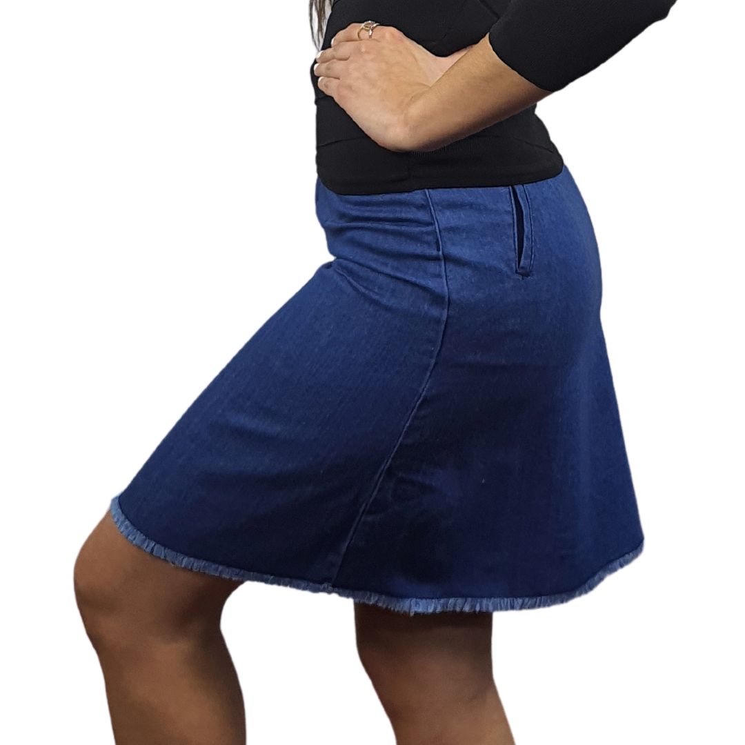 Falda Vero Moda Azul Oscuro Style GALLERY HW DENIM SKIRT(RN)