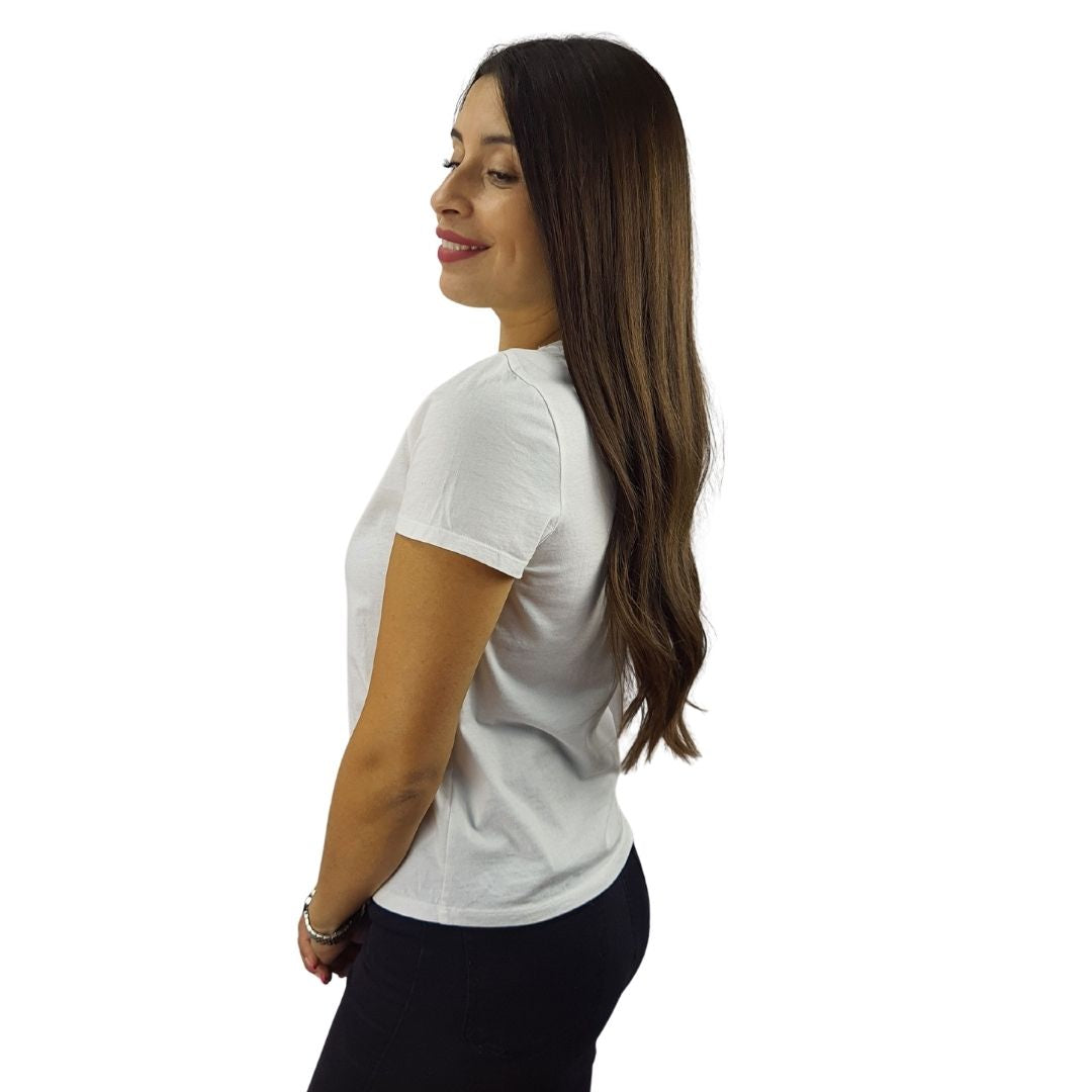 Polera Vero Moda Blanca Style CONQUER S/S JERSEY TOP CL8(HOMEWEAR)