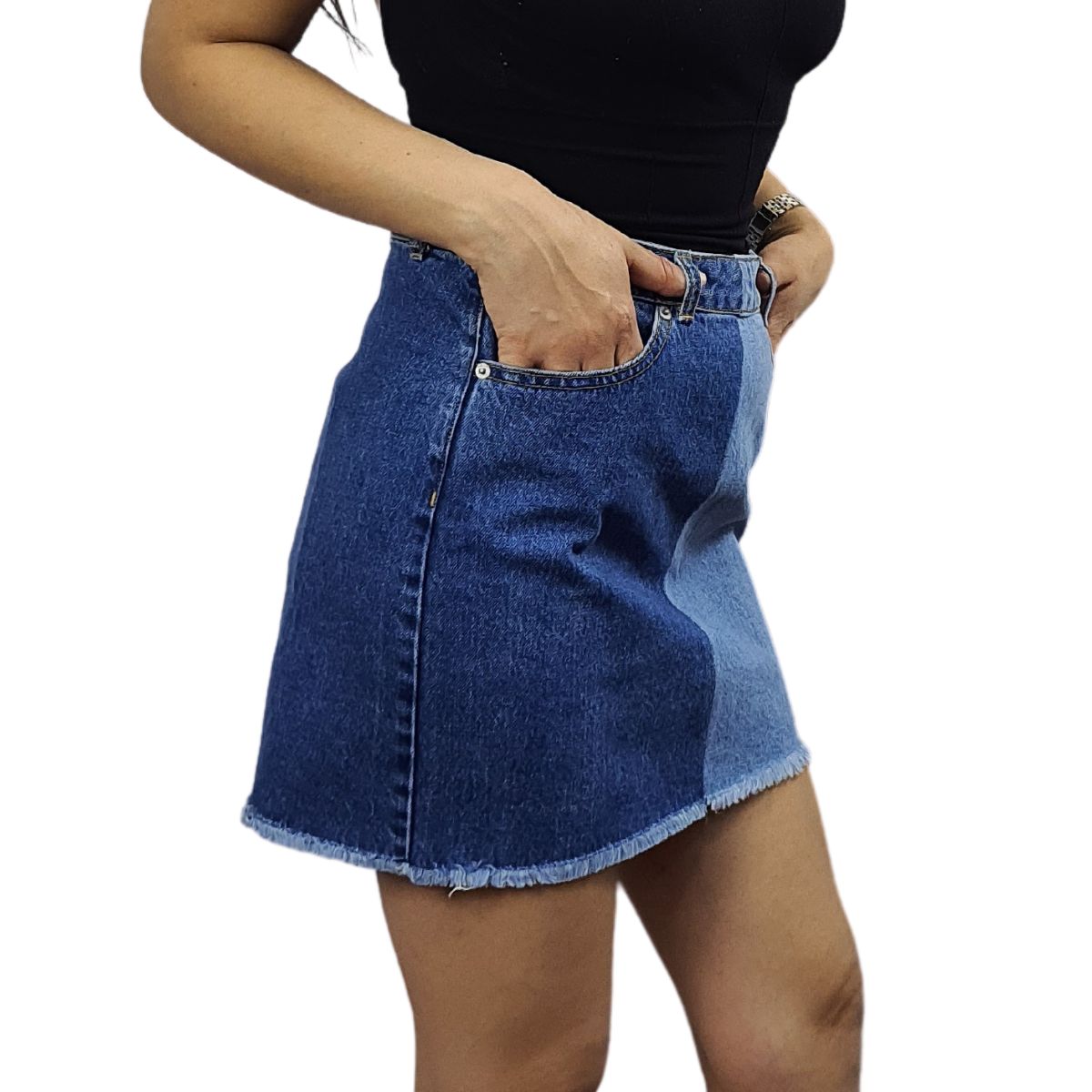 Falda Vero Moda Azul Style TEMPO HW DENIM MINI SKIRT(RN)