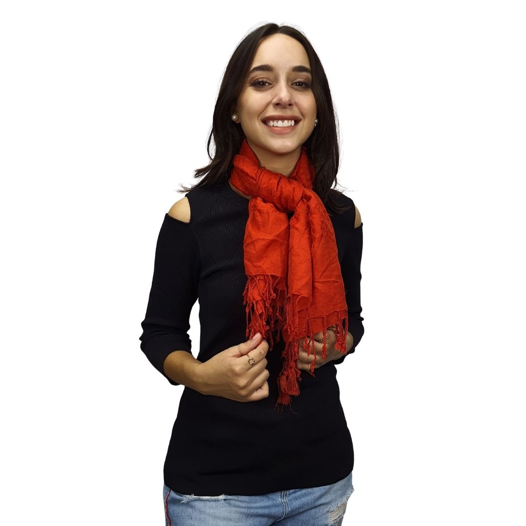 Pashmina Bufanda Rapsodia New Sainty Rojo