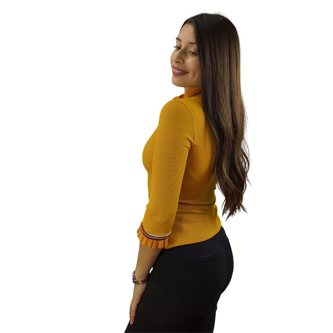 Sweater Vero Mostaza Style Moda DREAM 3/4 TOP(DR)