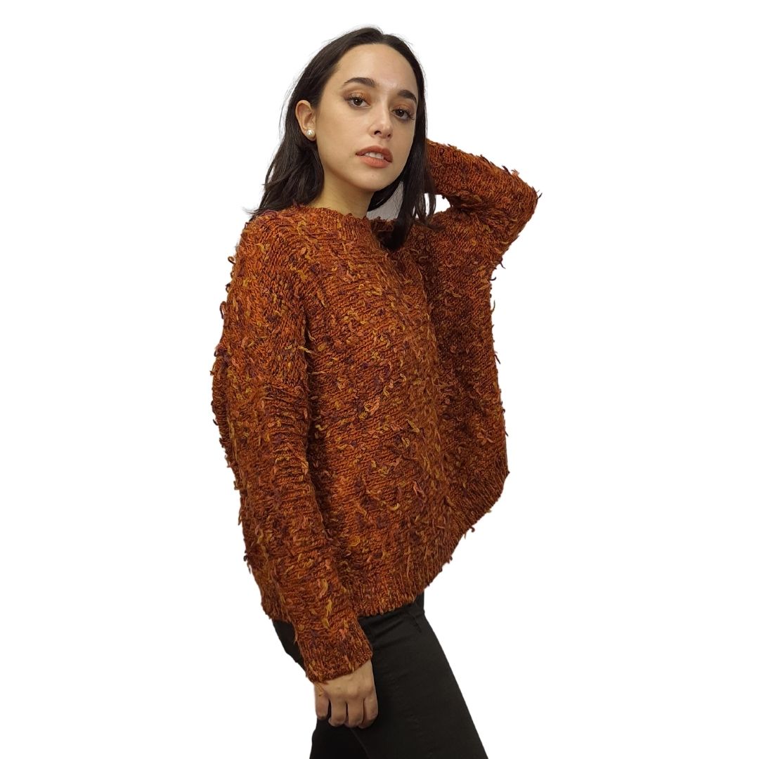 Sweater Vero Moda Marron Style CHELSEA HYPE L/S KNIT(BN-CT-2)