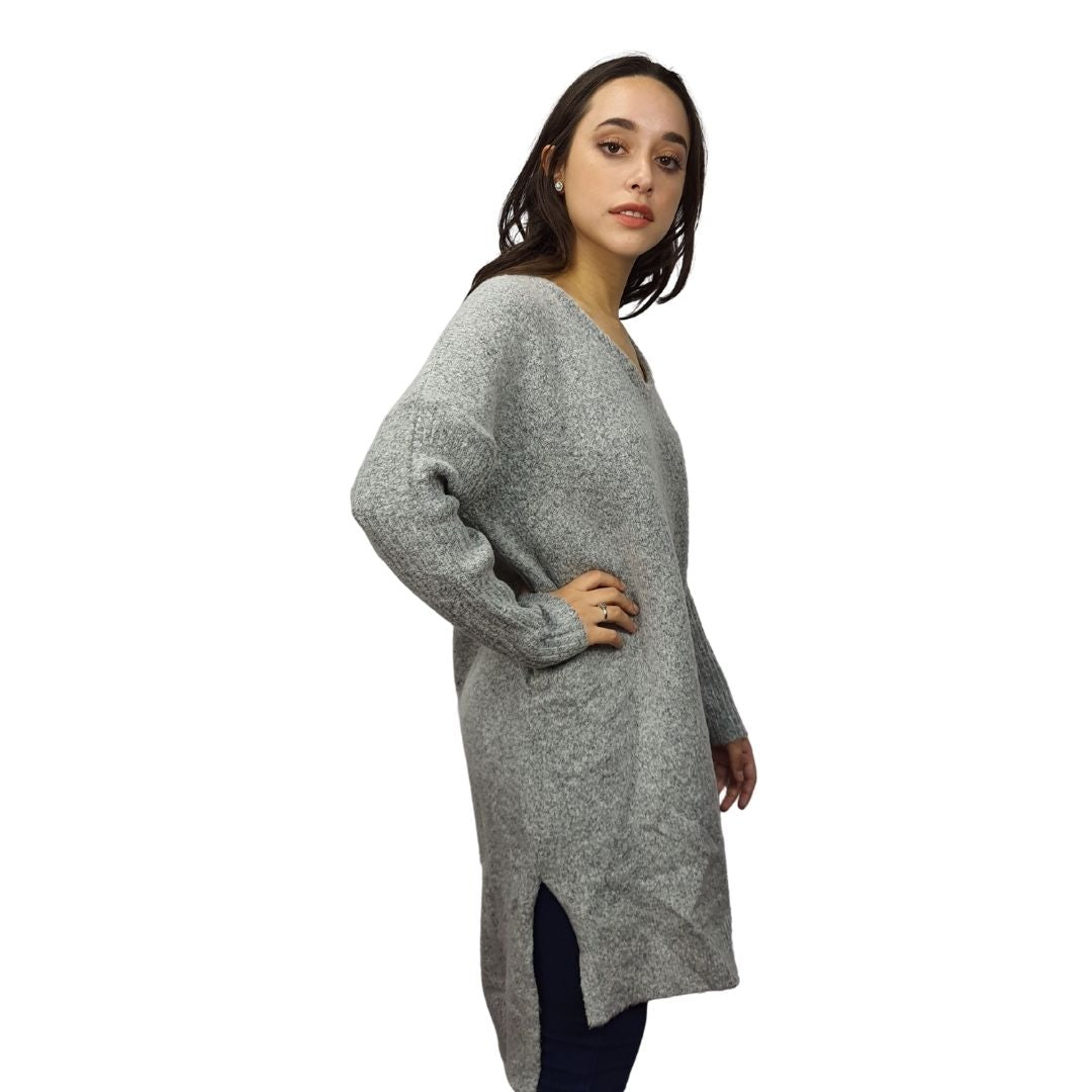 Vestido Vero Moda Gris Style NICK L/S KNIT DRESS(PM-EC-2)
