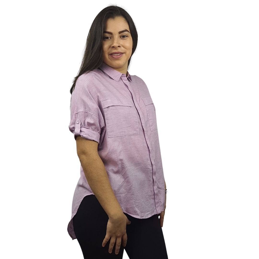 Blusa Vero Moda Rosado Style FACIAL 1/2 SHIRT(MM)