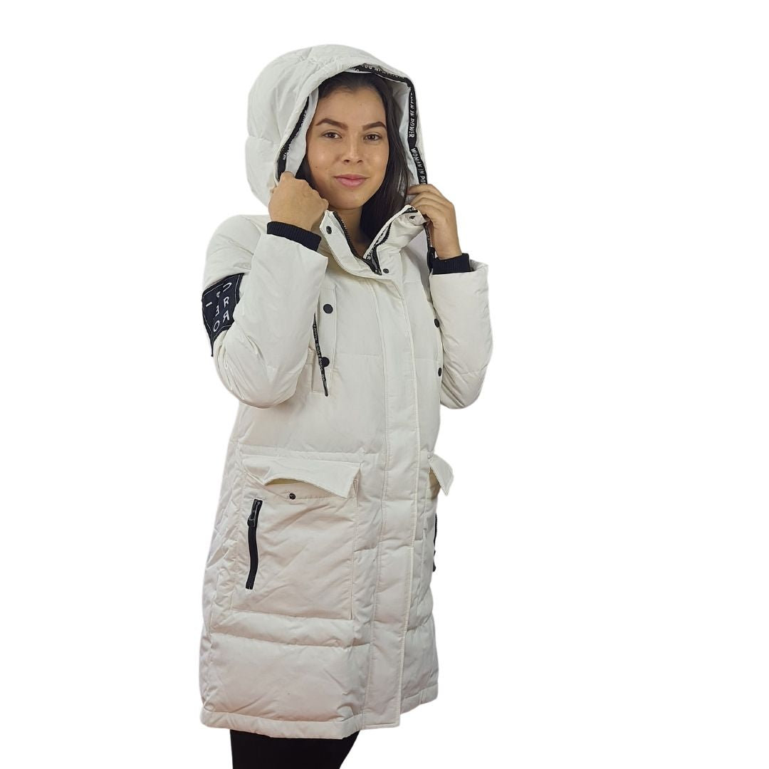 Parka Veromoda Blanco Style BESS 3/4 DOWN COAT(LL)
