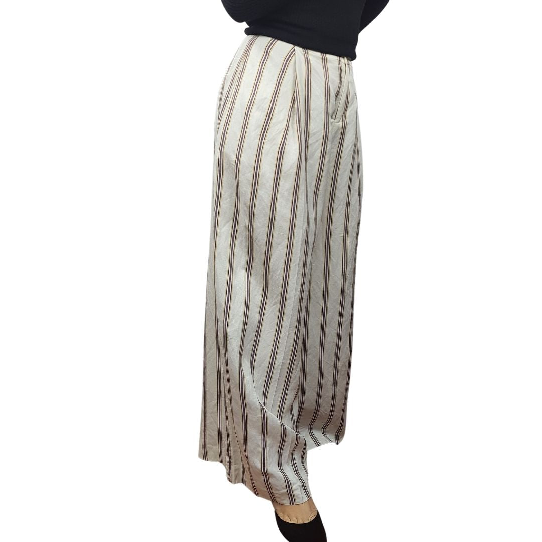 Pantalon Vero Moda Blanco Style BEAMS 9/10 WIDE PANTS(NE-EC-2)