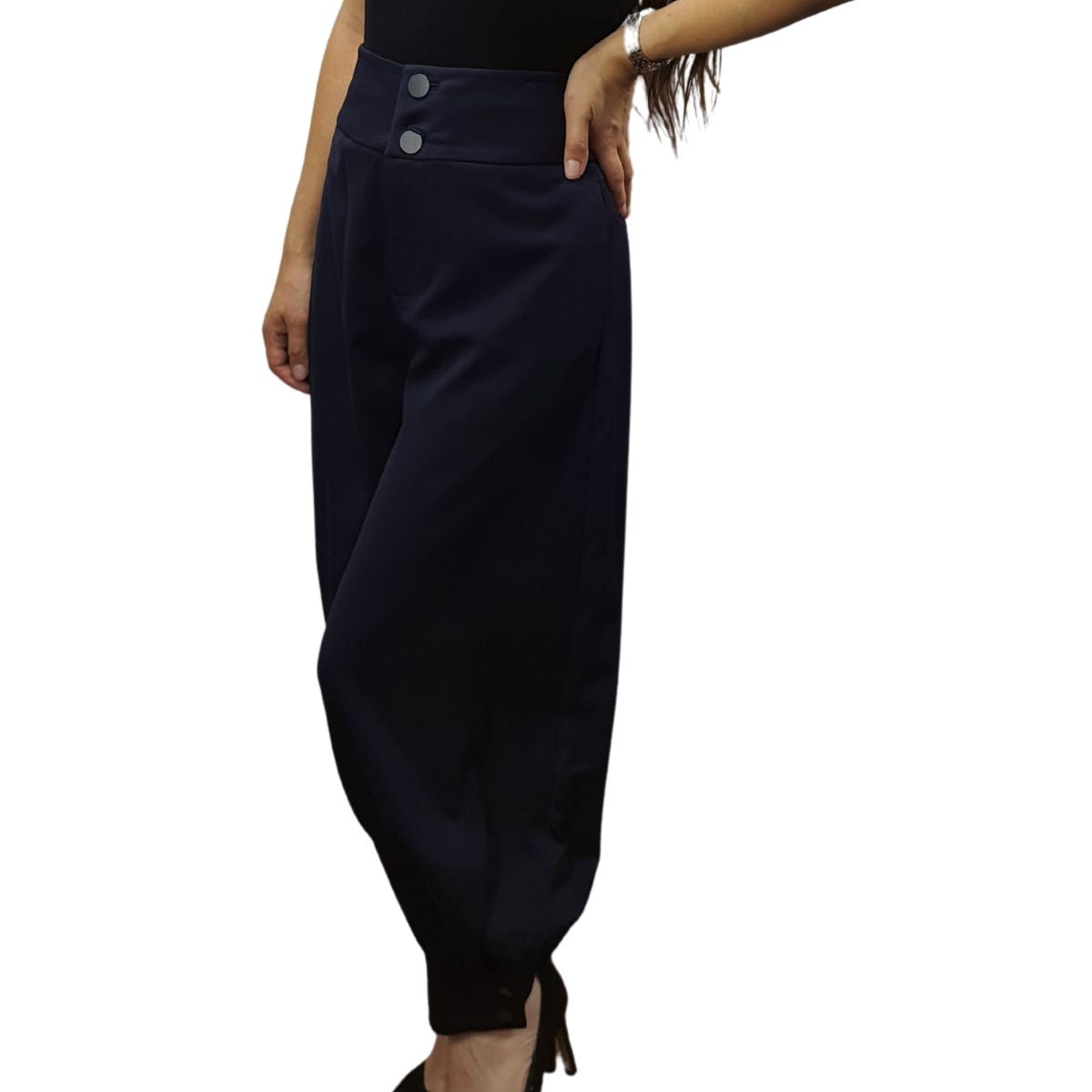 Pantalon Vero Moda Negro Style ALEX 9/10 LOOSE PANTS(VMC-FL)