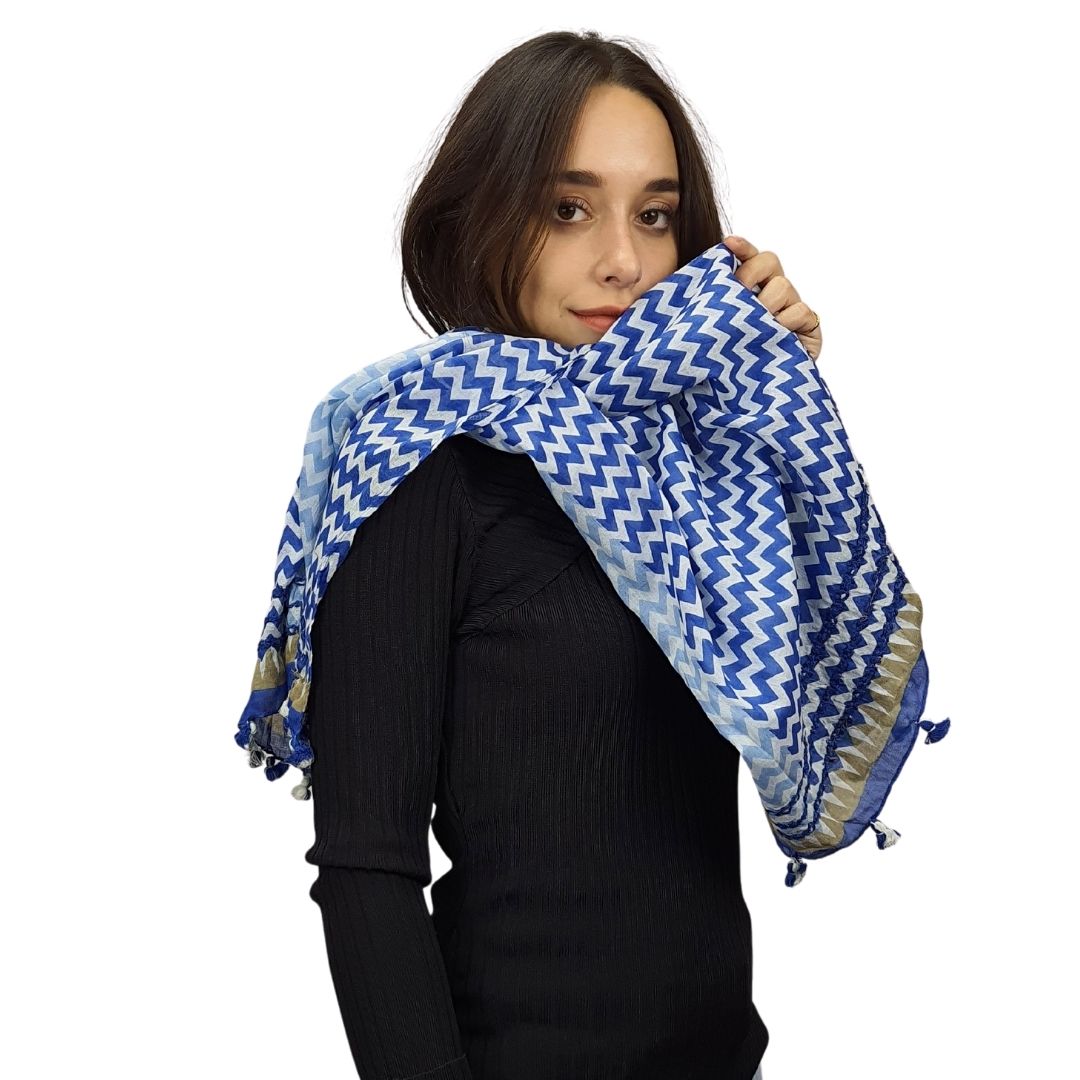 Pashmina Bufanda Rapsodia Joff Azul