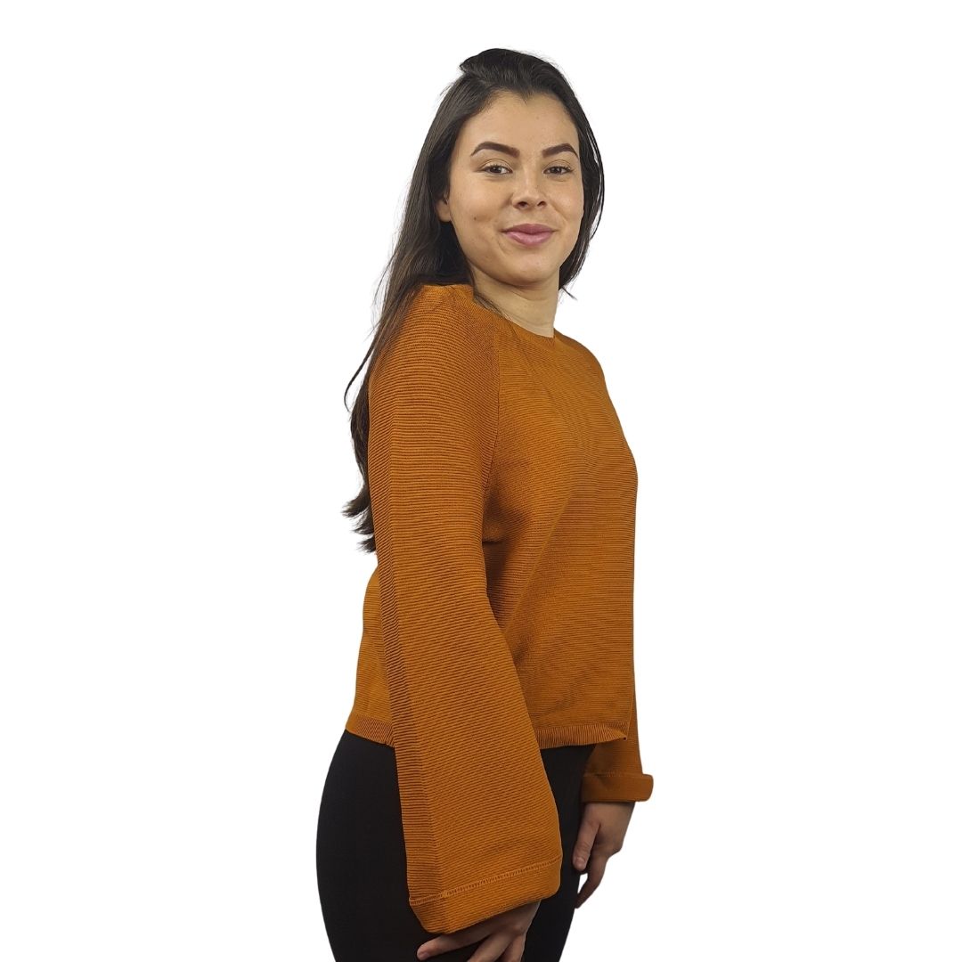 Blusa Vero Moda Marron Style NINA 9/10 KNIT(EL)